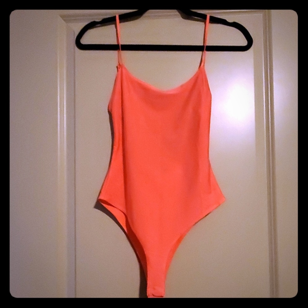 Neon Pink bodysuit